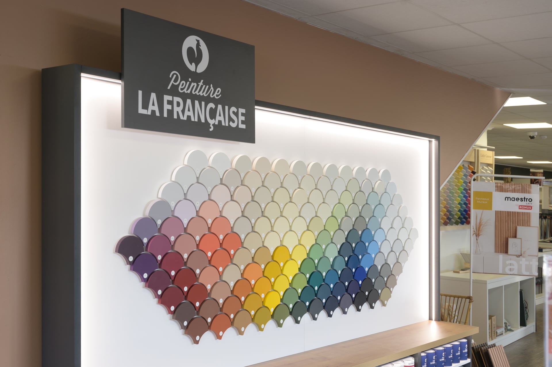 Meuble coloré Peinture La Française - Vue rapprochée